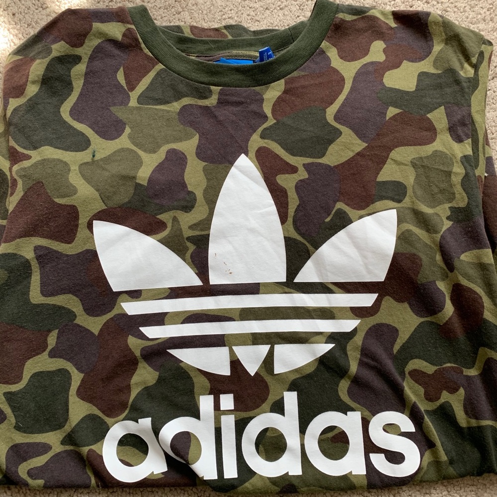 Adidas camo tshirt